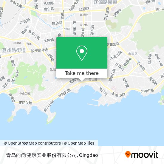 青岛向尚健康实业股份有限公司 map