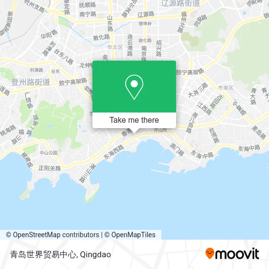 青岛世界贸易中心 map