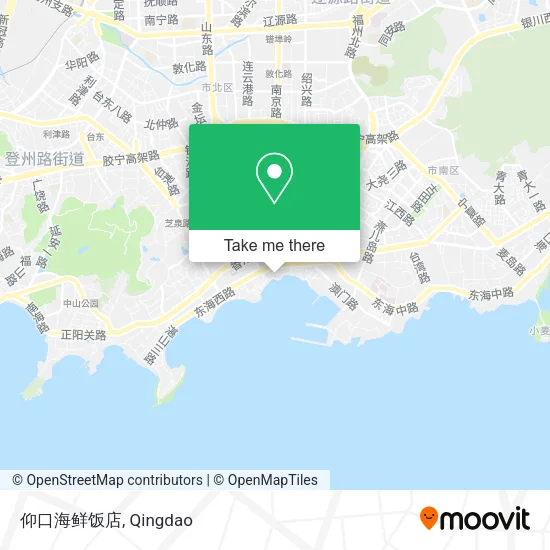 仰口海鲜饭店 map