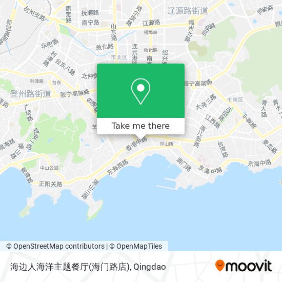 海边人海洋主题餐厅(海门路店) map