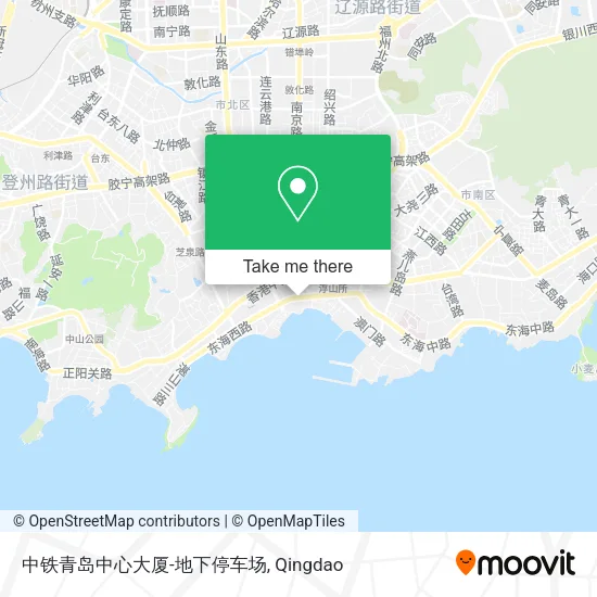 中铁青岛中心大厦-地下停车场 map