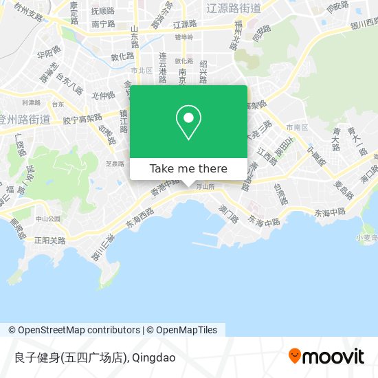 良子健身(五四广场店) map