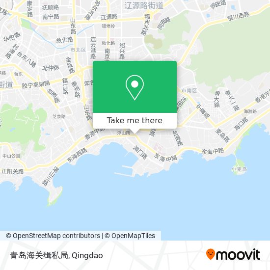 青岛海关缉私局 map