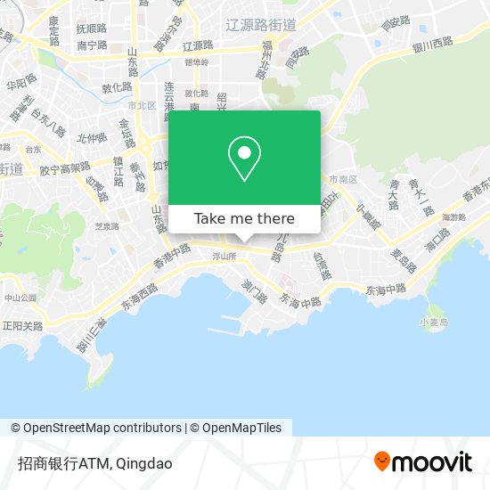 招商银行ATM map