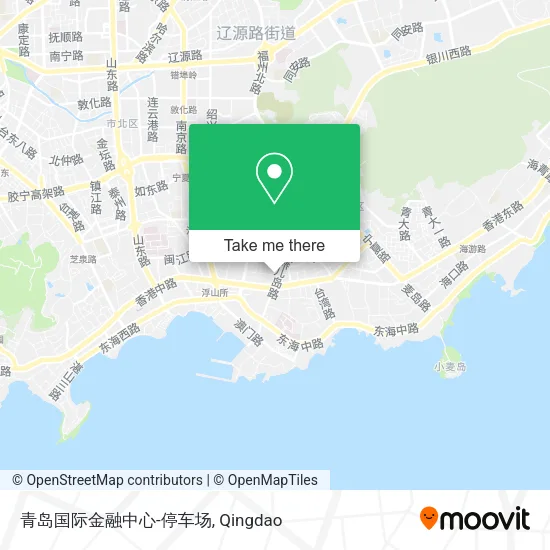 青岛国际金融中心-停车场 map