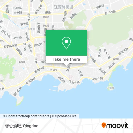 馨心酒吧 map