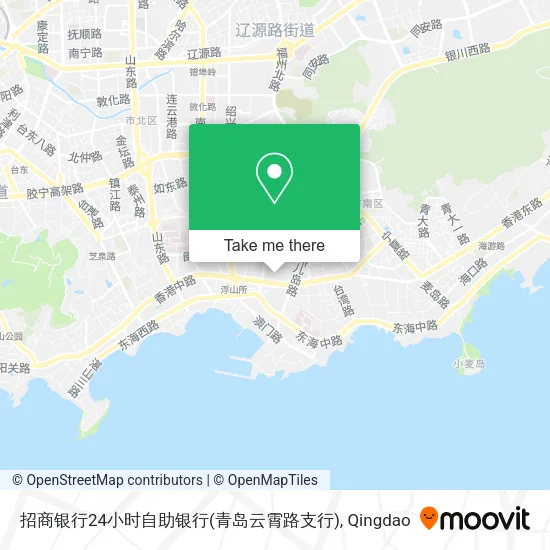 招商银行24小时自助银行(青岛云霄路支行) map