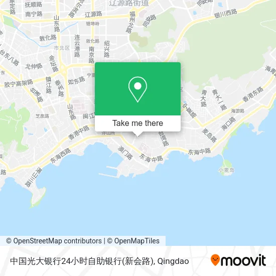中国光大银行24小时自助银行(新会路) map