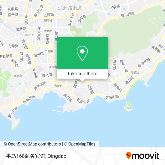 半岛168商务宾馆 map
