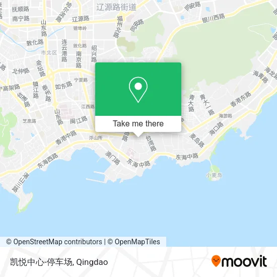 凯悦中心-停车场 map
