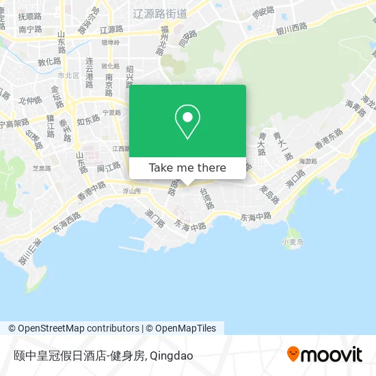 颐中皇冠假日酒店-健身房 map