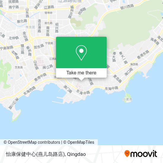 怡康保健中心(燕儿岛路店) map