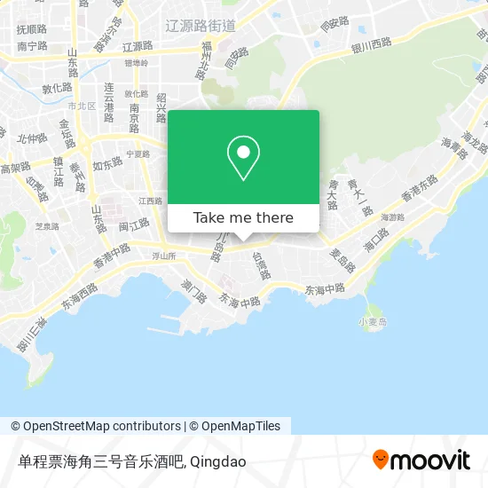 单程票海角三号音乐酒吧 map