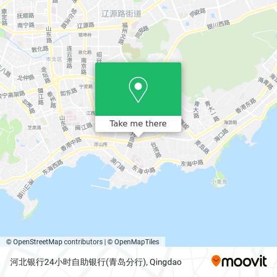 河北银行24小时自助银行(青岛分行) map