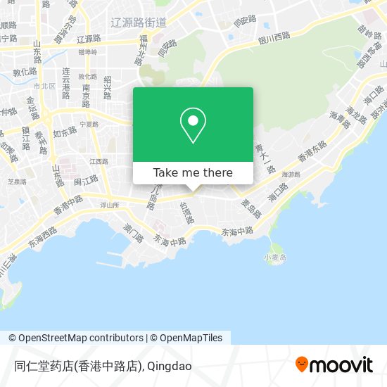 同仁堂药店(香港中路店) map