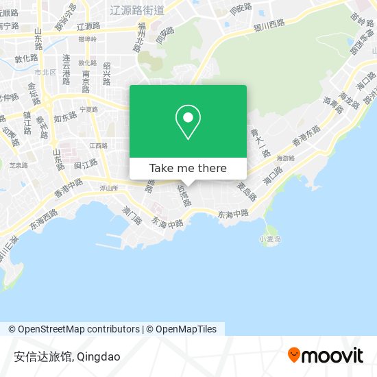 安信达旅馆 map