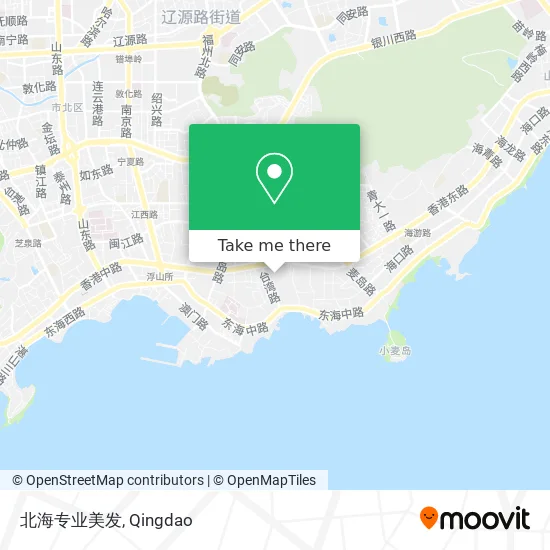 北海专业美发 map