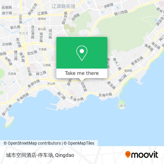 城市空间酒店-停车场 map