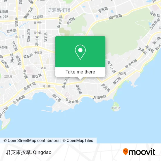 君英康按摩 map