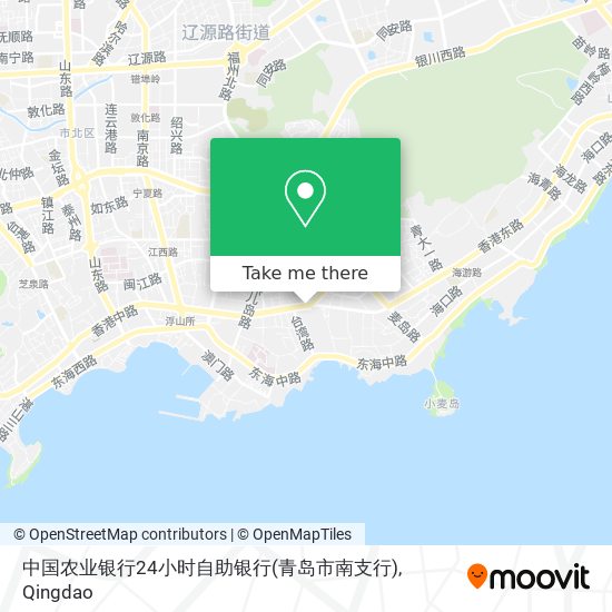 中国农业银行24小时自助银行(青岛市南支行) map
