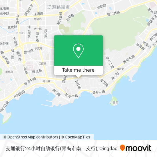 交通银行24小时自助银行(青岛市南二支行) map