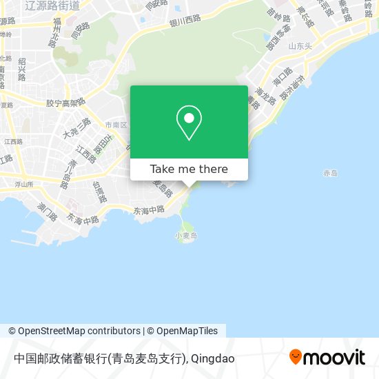 中国邮政储蓄银行(青岛麦岛支行) map