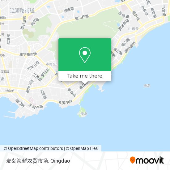 麦岛海鲜农贸市场 map