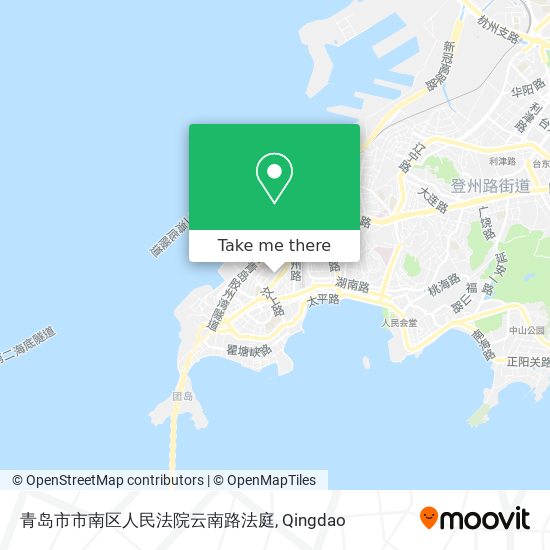 青岛市市南区人民法院云南路法庭 map