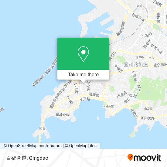 百福粥道 map