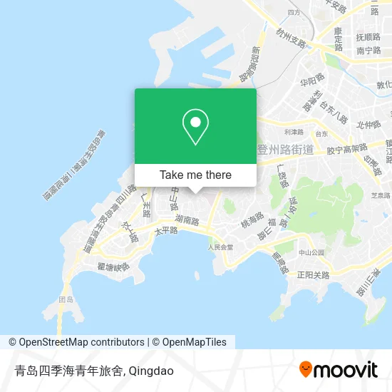 青岛四季海青年旅舍 map