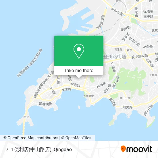 711便利店(中山路店) map