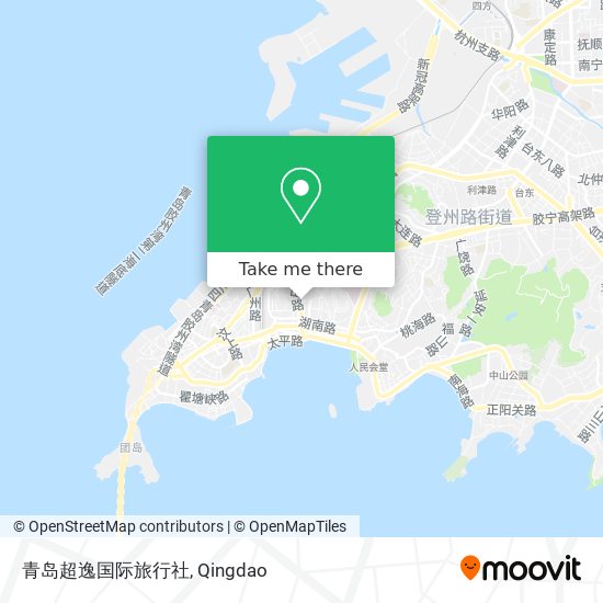 青岛超逸国际旅行社 map