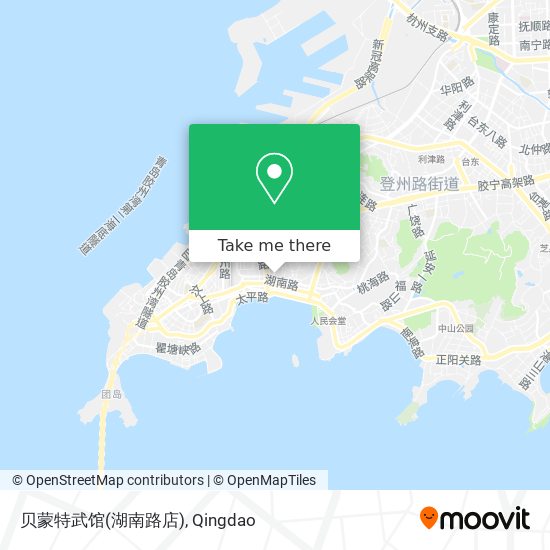 贝蒙特武馆(湖南路店) map