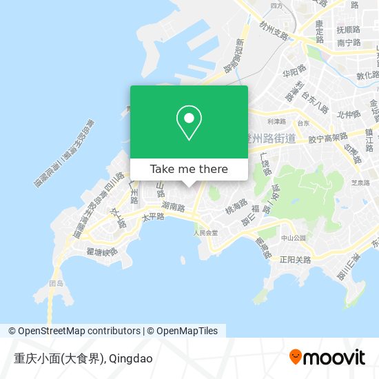 重庆小面(大食界) map