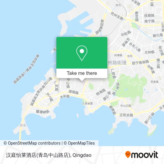 汉庭怡莱酒店(青岛中山路店) map