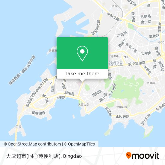 大成超市(同心苑便利店) map