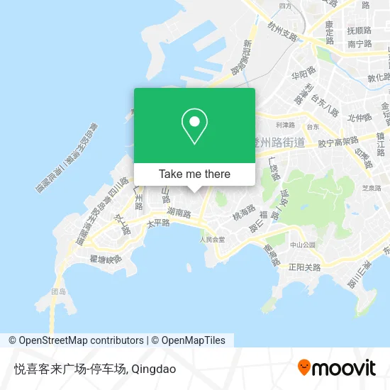 悦喜客来广场-停车场 map