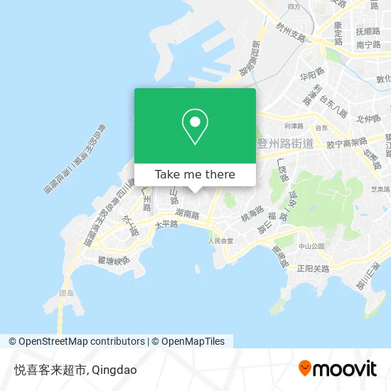 悦喜客来超市 map