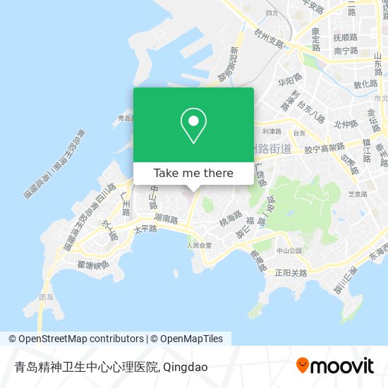 青岛精神卫生中心心理医院 map
