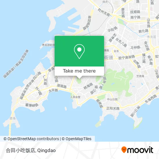 合田小吃饭店 map