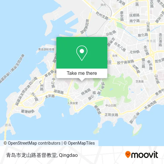 青岛市龙山路基督教堂 map