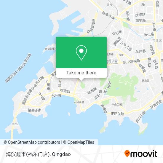 海滨超市(福乐门店) map