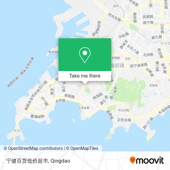 宁健百货低价超市 map
