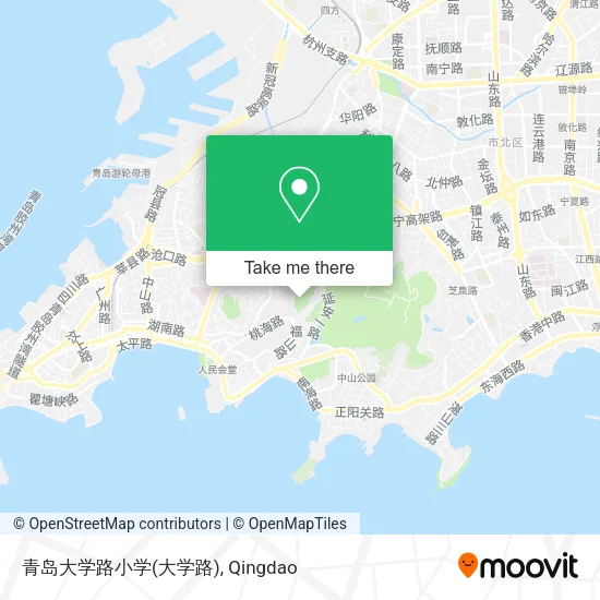 青岛大学路小学 map