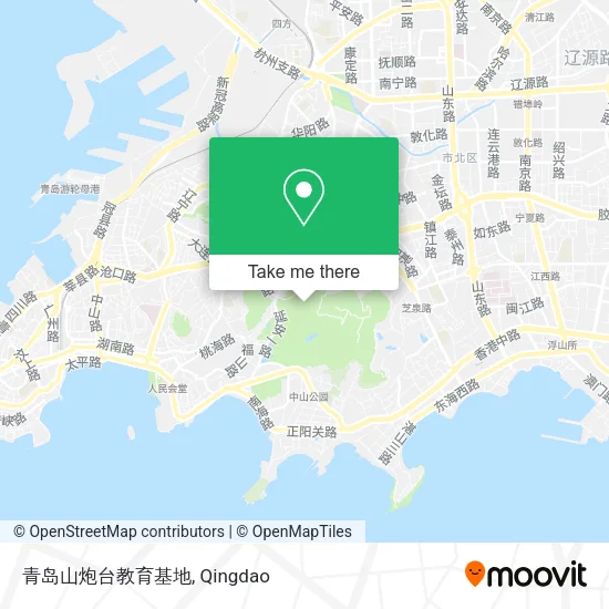 青岛山炮台教育基地 map