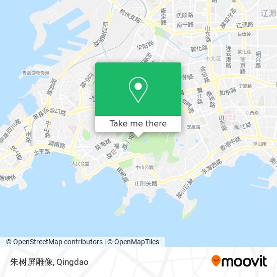 朱树屏雕像 map