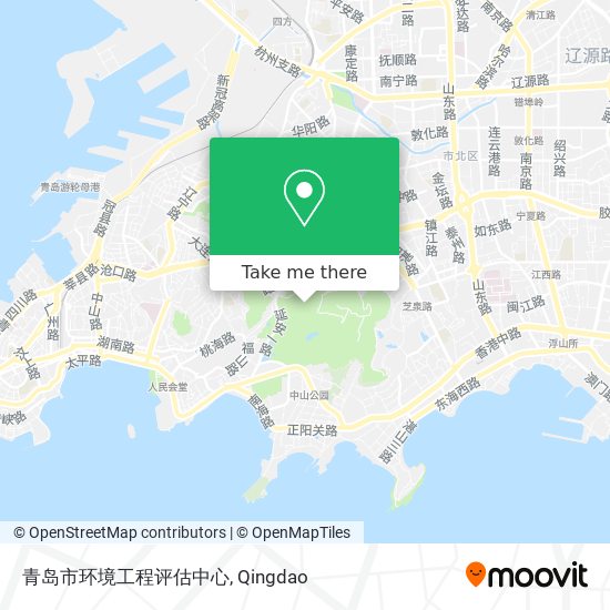 青岛市环境工程评估中心 map