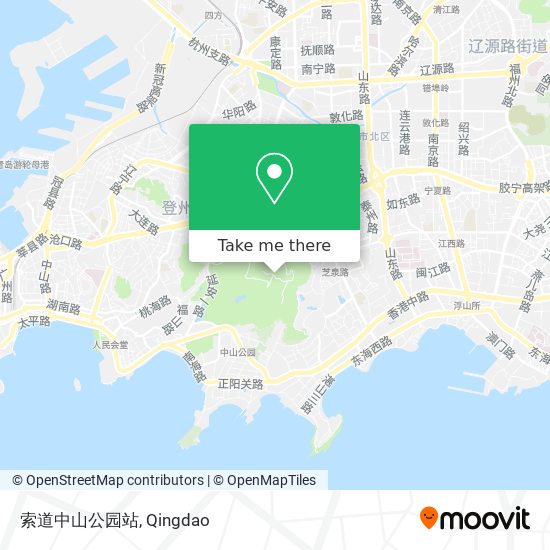 索道中山公园站 map