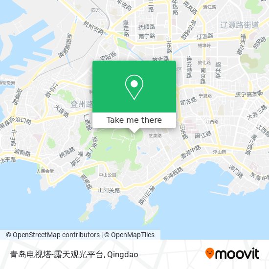 青岛电视塔-露天观光平台 map