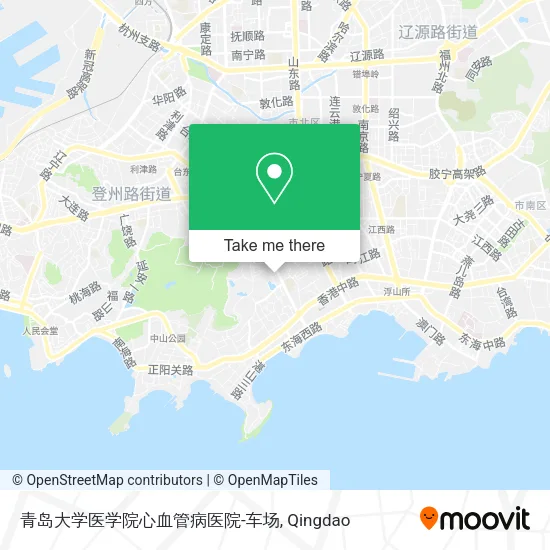 青岛大学医学院心血管病医院-车场 map
